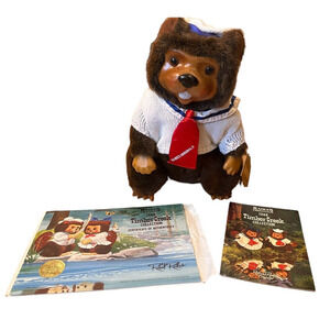 VTG Raikes Originals Timber Creek Collection SAM Beaver 1988 Wood Face Plush IOB